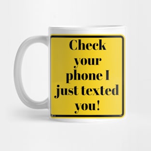 Check you phone I just texted you! Mug